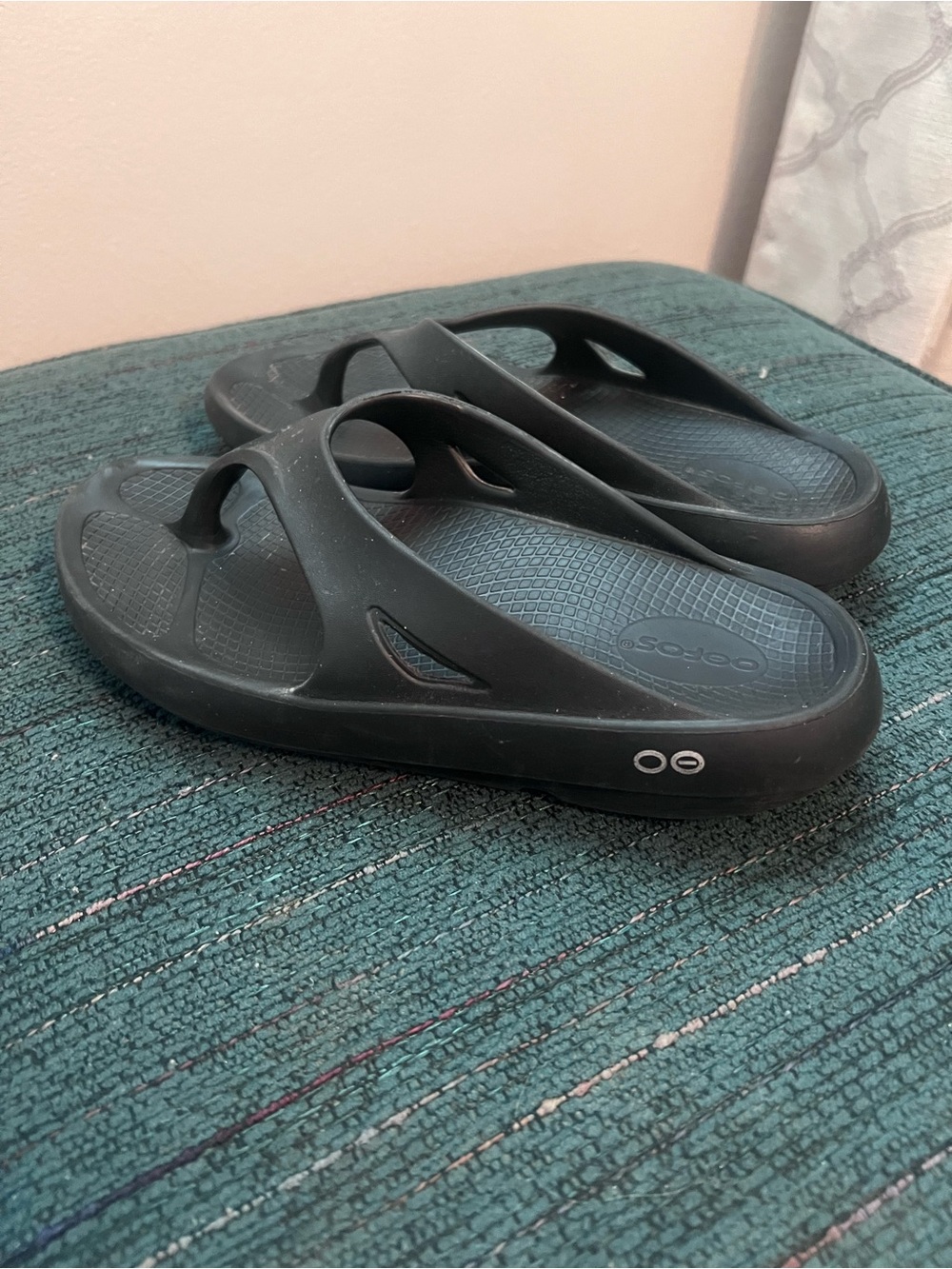 OOFOS Black Recovery Sandal Sole (Men's EU 40)